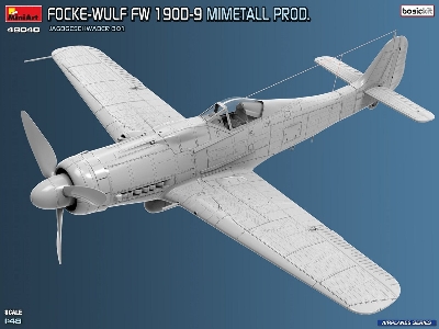 Focke Wulf Fw-190 D-9 - Mimetall Production Jagdgeschwader 301  (Basic Kit) - zdjęcie 24