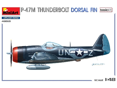 Republic P-47 M Thunderbolt - Dorsal Fin (Basic Kit) - zdjęcie 2