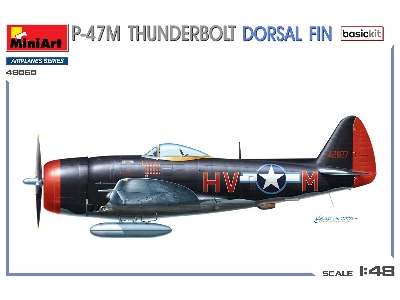 Republic P-47 M Thunderbolt - Dorsal Fin (Basic Kit) - zdjęcie 12