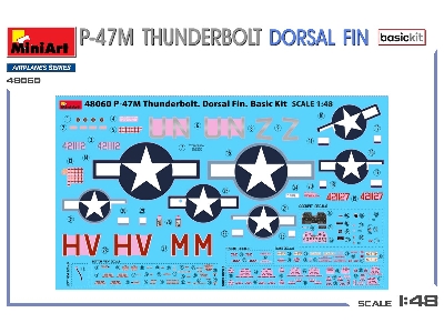 Republic P-47 M Thunderbolt - Dorsal Fin (Basic Kit) - zdjęcie 13