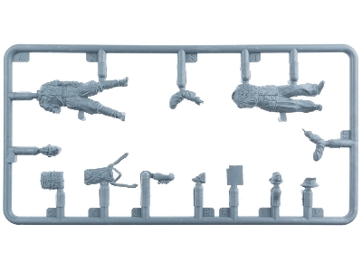 German & Romanian Pilots With Ground Staff (6 Figures) - zdjęcie 3