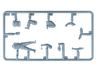 German & Romanian Pilots With Ground Staff (6 Figures) - zdjęcie 5