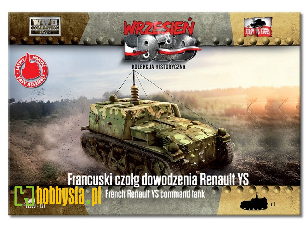 Francuski czołg dowodzenia Renault YS - zdjęcie 1