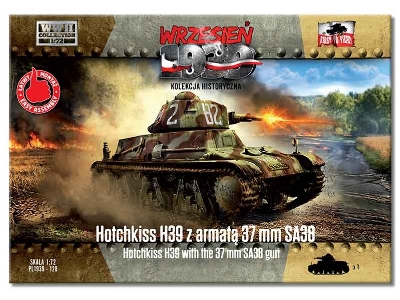 Hotchkiss H39 z armatą 37mm SA38 - zdjęcie 1