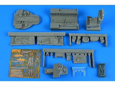 Mig-21 Mf Fishbed J - Cockpit Set Late Version (For Trumpeter Kits) - zdjęcie 1