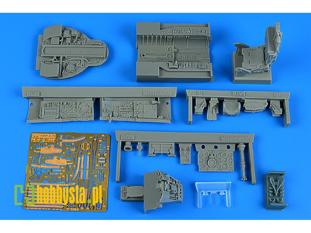 Mig-21 Mf Fishbed J - Cockpit Set Late Version (For Trumpeter Kits) - zdjęcie 1