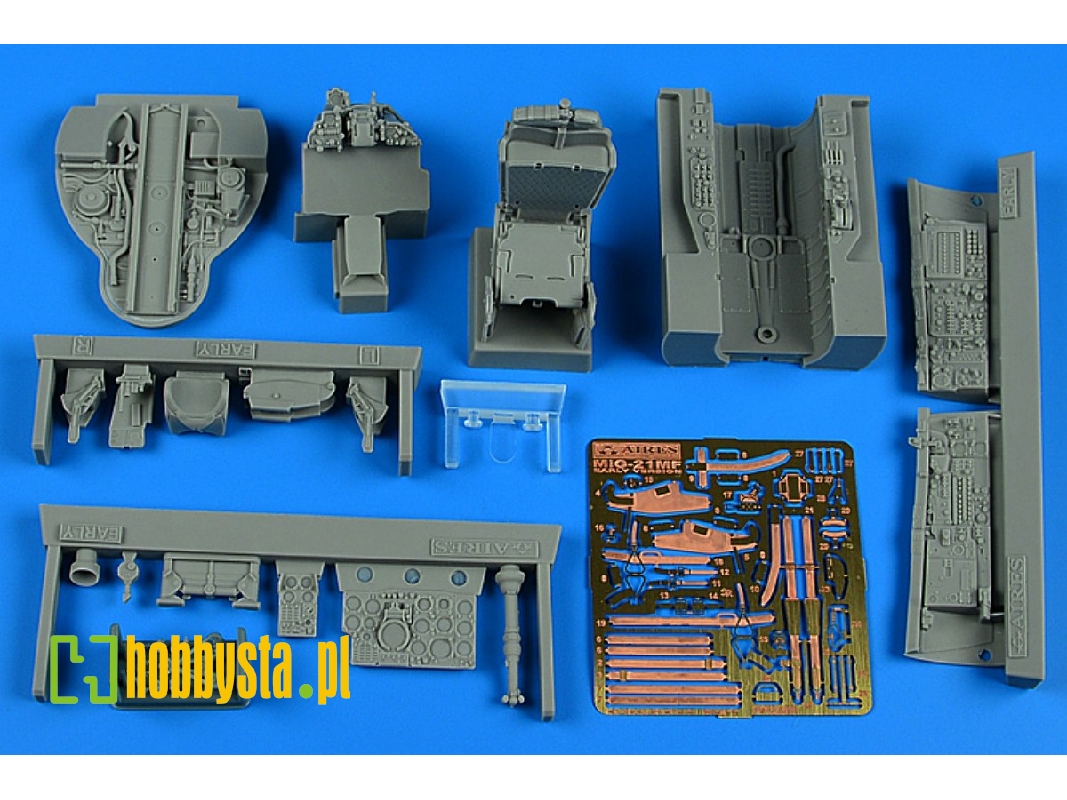 Mig-21 Mf Fishbed J - Cockpit Set Early Version (For Trmpeter Kits) - zdjęcie 1