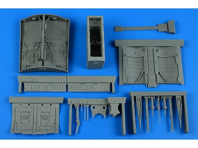 Lockheed Tf-104 G & Cf-104 D & F-104 Dj/F Starfighter - Wheel Bay (For Italeri Kits) - zdjęcie 1