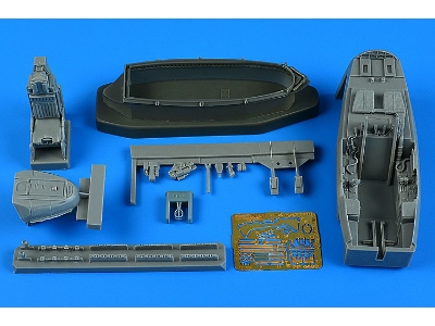 Lockheed Martin F-22 A Raptor - Cockpit Set (For Hasegawa) - zdjęcie 1