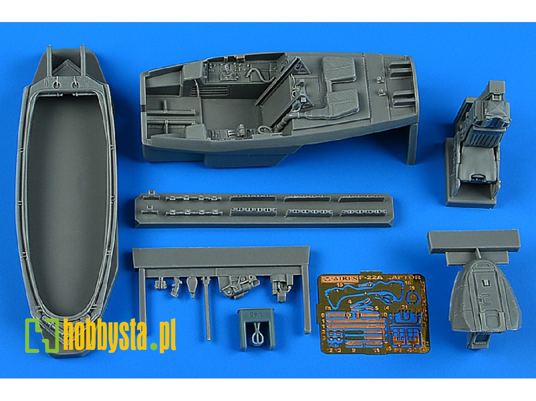 Lockheed F-22 A Raptor - Cockpit Set (For Academy Kits) - zdjęcie 1