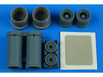 Grumman F-14 D Tomcat - Exhaust Nozzle / Opened (For Tamiya Kits) - zdjęcie 1