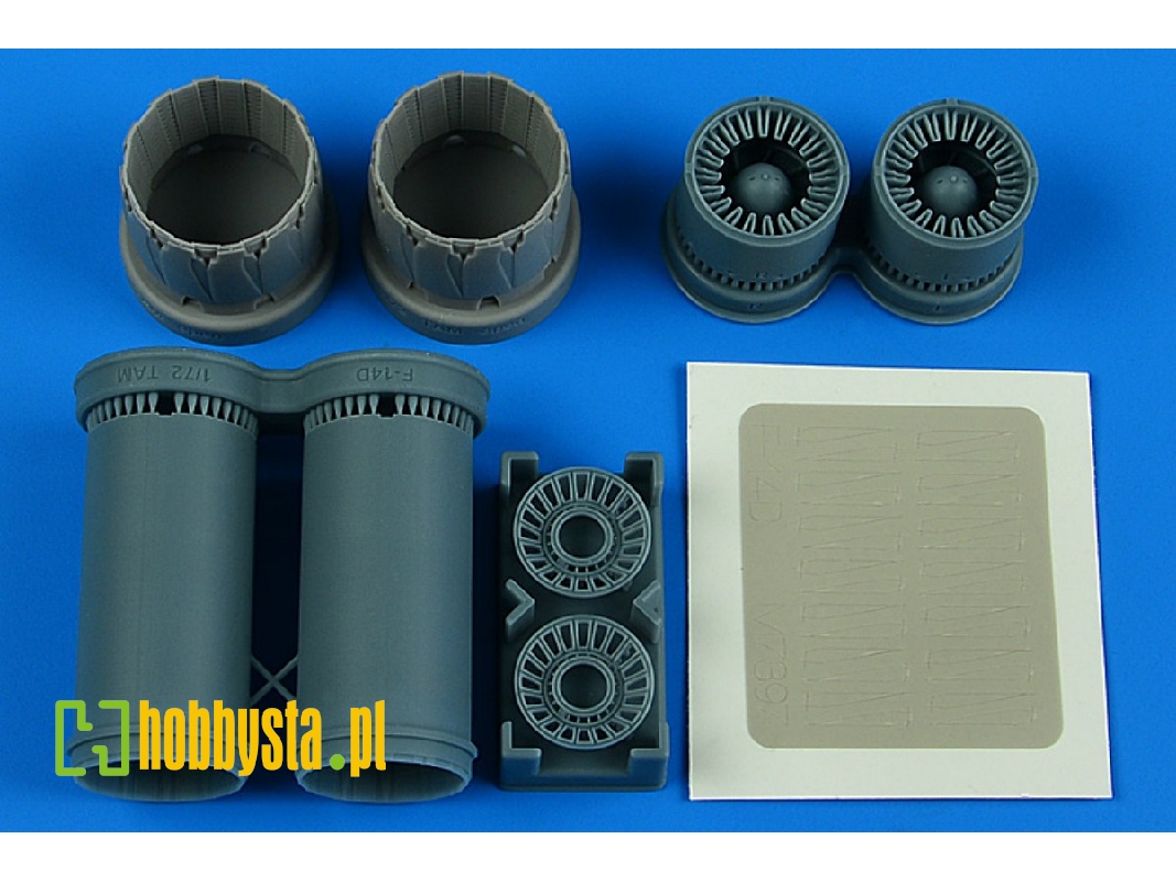 Grumman F-14 D Tomcat - Exhaust Nozzle / Opened (For Tamiya Kits) - zdjęcie 1