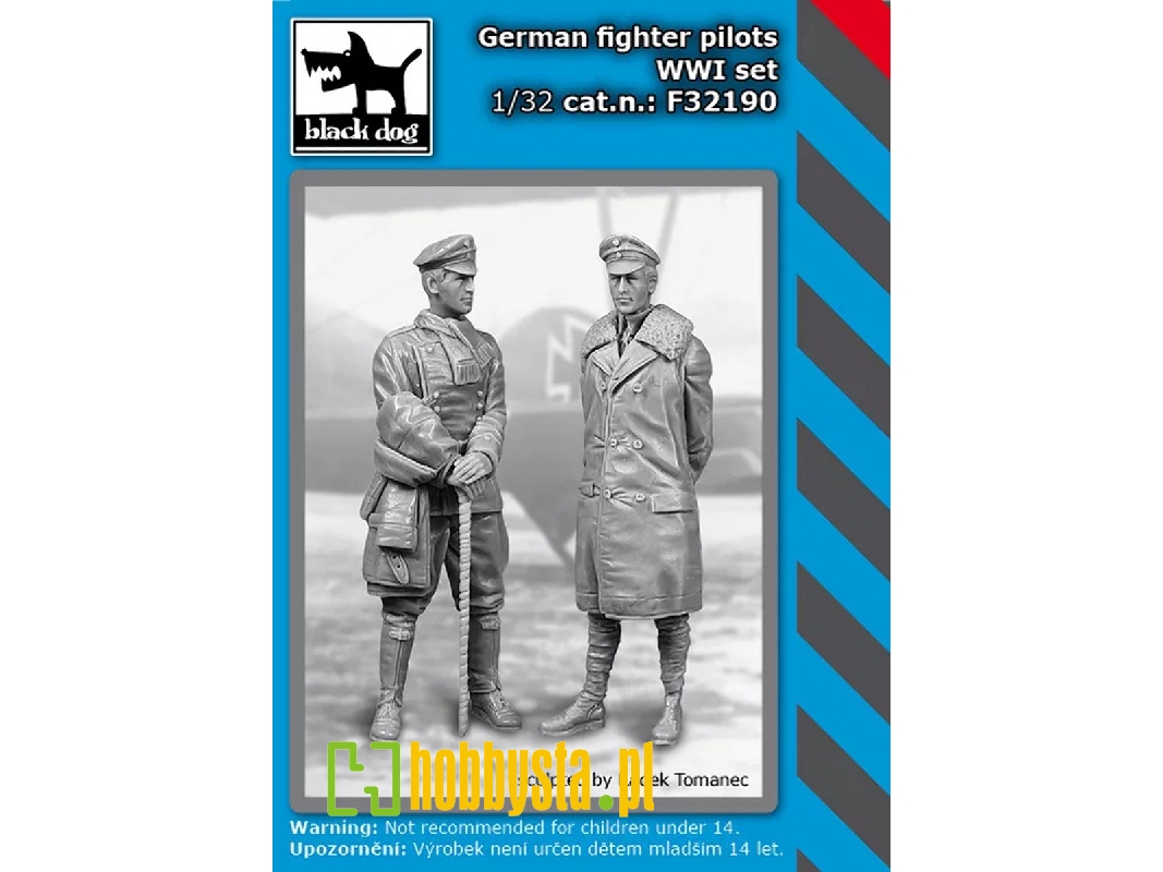 German Wwi Fighter Pilots Set (2 Figures) - zdjęcie 1