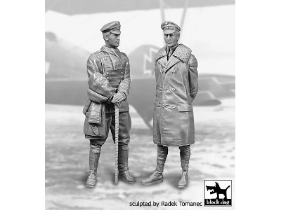 German Wwi Fighter Pilots Set (2 Figures) - zdjęcie 2