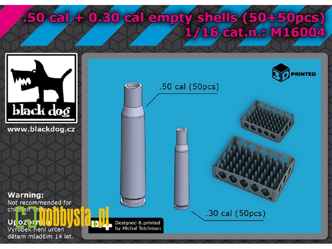 Empty Shells For .50 Cal And .30 Cal Machine Guns (50 + 50 Pcs) - zdjęcie 1