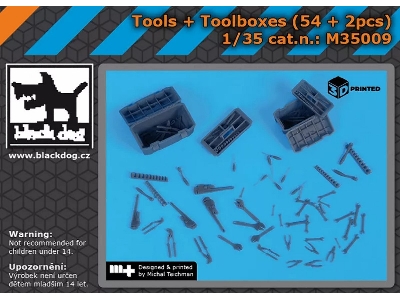 Tools And Toolboxes (54 + 2 Pcs / 3d-printed) - zdjęcie 1