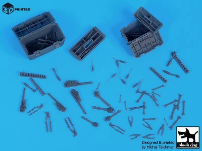 Tools And Toolboxes (54 + 2 Pcs / 3d-printed) - zdjęcie 2
