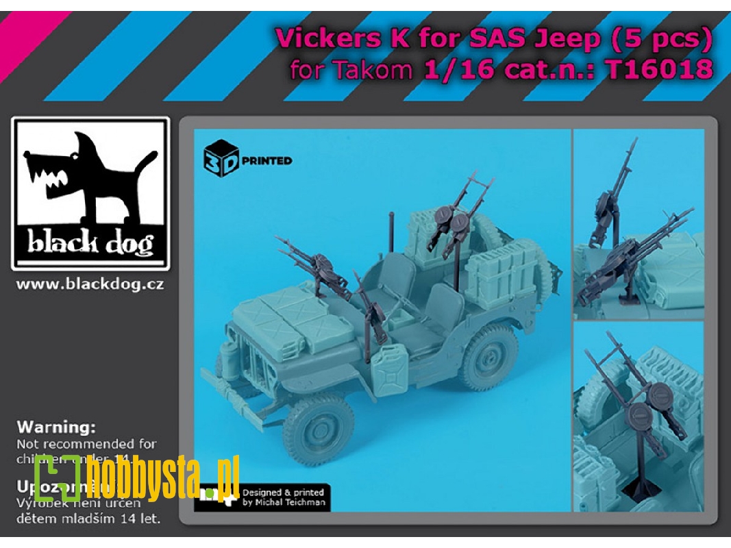 Vickers K For Sas Jeep (5 Pcs / For Takom Kits) - zdjęcie 1