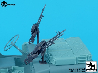 Vickers K For Sas Jeep (5 Pcs / For Takom Kits) - zdjęcie 8