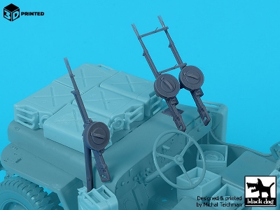 Vickers K For Sas Jeep (5 Pcs / For Takom Kits) - zdjęcie 10