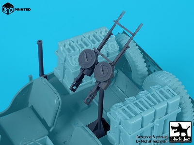 Vickers K For Sas Jeep (5 Pcs / For Takom Kits) - zdjęcie 11