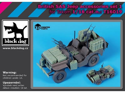 British Sas Jeep Accessories Set No.1 (For Takom Kits) - zdjęcie 1