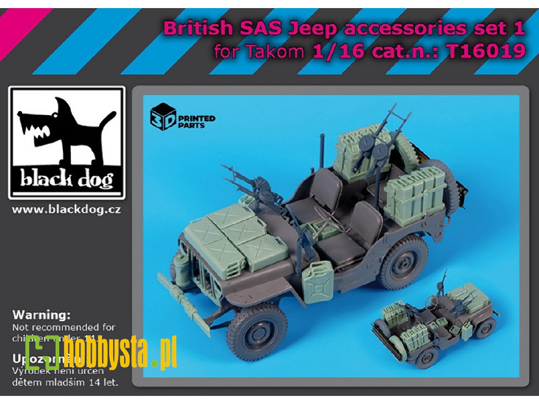 British Sas Jeep Accessories Set No.1 (For Takom Kits) - zdjęcie 1