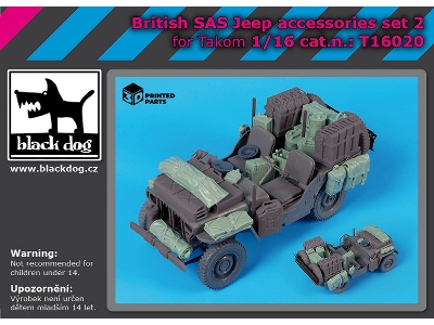 British Sas Jeep Accessories Set No.2 (For Takom Kits) - zdjęcie 1