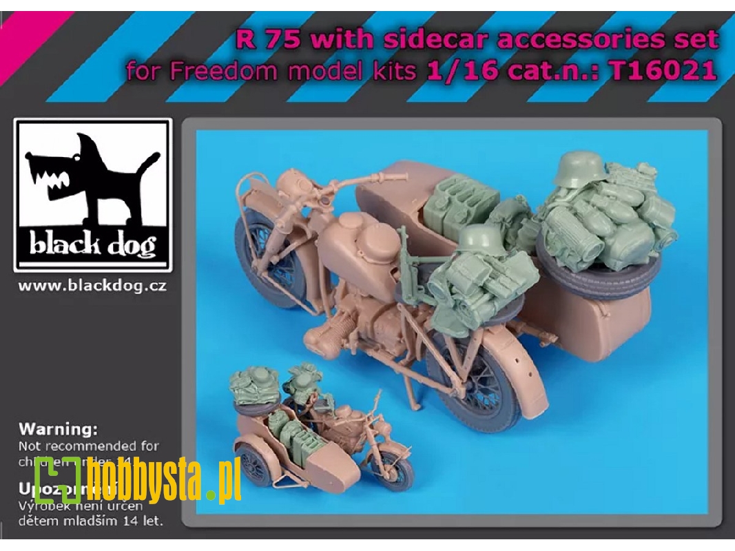 Bmw R75 With Sidecar - Accessories Set (For Freedom Model Kits) - zdjęcie 1