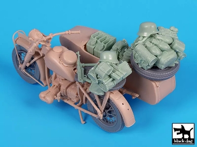 Bmw R75 With Sidecar - Accessories Set (For Freedom Model Kits) - zdjęcie 3