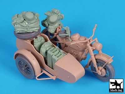 Bmw R75 With Sidecar - Accessories Set (For Freedom Model Kits) - zdjęcie 4