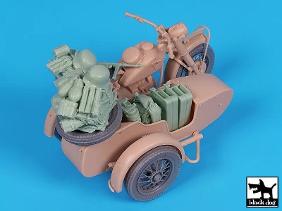 Bmw R75 With Sidecar - Accessories Set (For Freedom Model Kits) - zdjęcie 5