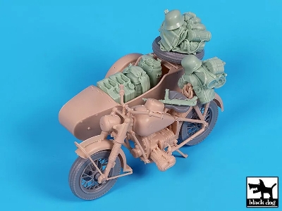 Bmw R75 With Sidecar - Accessories Set (For Freedom Model Kits) - zdjęcie 6
