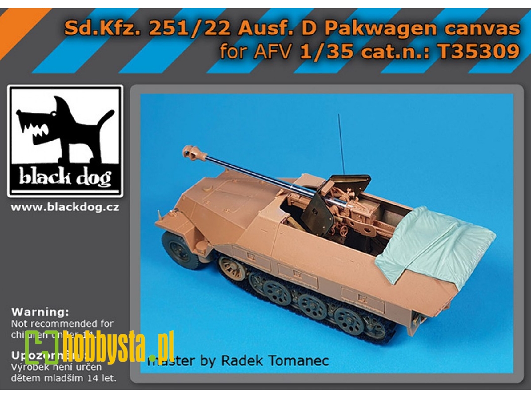 Sd.Kfz 251/22 Ausf.D - Canvas (For Afv Kits) - zdjęcie 1