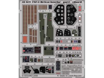  F6F-3 interior S. A. 1/32 - Trumpeter - blaszki - zdjęcie 1