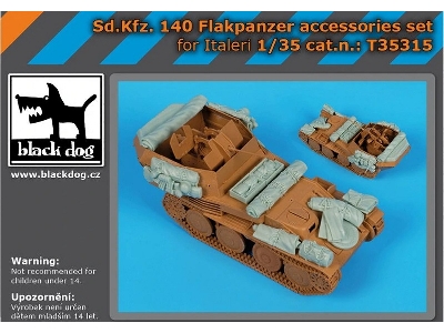 Sd.Kfz 140 Flakpanzer - Accessories Set (For Italeri Kits) - zdjęcie 1