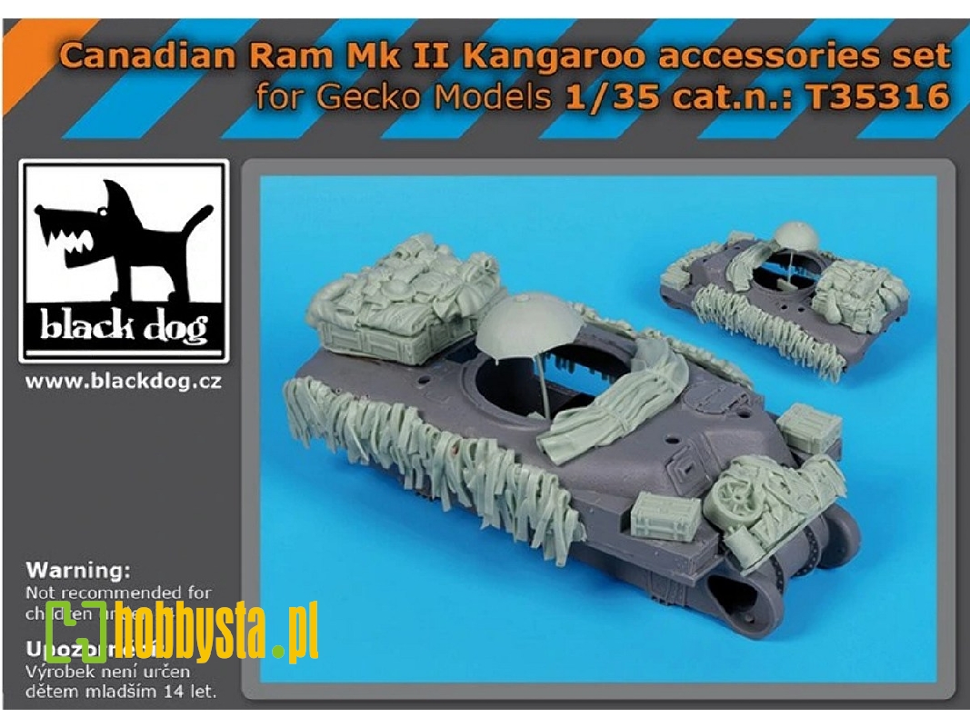 Canadian Ram Mk.Ii Kangaroo - Accessories Set (For Gecko Models Kits) - zdjęcie 1