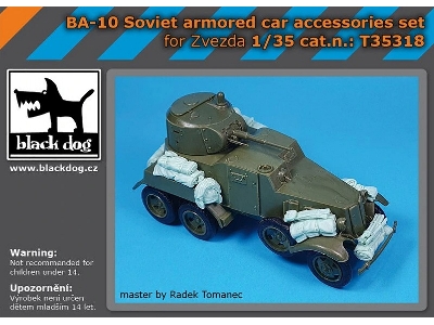 Ba-10 Soviet Armored Car - Accessories Set (For Zvezda Kits) - zdjęcie 1