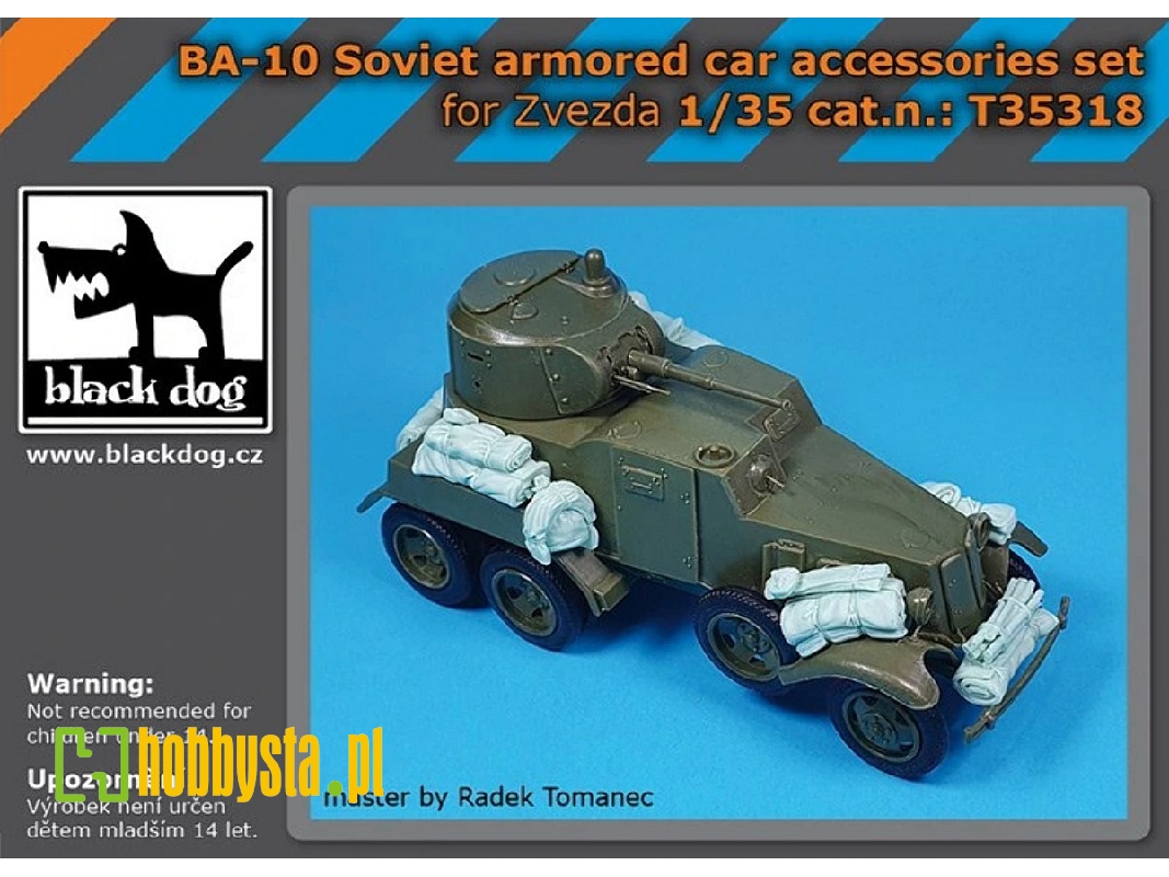 Ba-10 Soviet Armored Car - Accessories Set (For Zvezda Kits) - zdjęcie 1