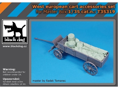 West European Cart - Accessories Set (For Master Box Kits) - zdjęcie 1