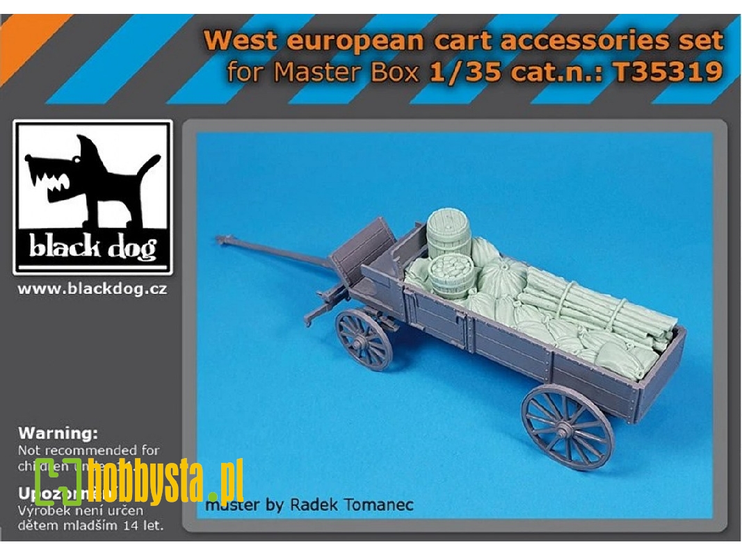 West European Cart - Accessories Set (For Master Box Kits) - zdjęcie 1