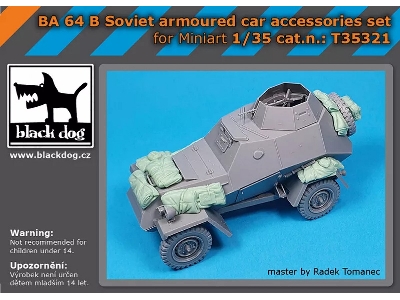 Ba 64 B Soviet Armoured Car - Accessories Set (For Miniart Kits) - zdjęcie 1
