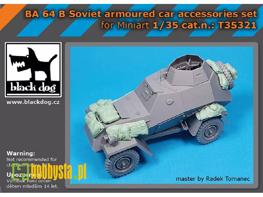 Ba 64 B Soviet Armoured Car - Accessories Set (For Miniart Kits) - zdjęcie 1