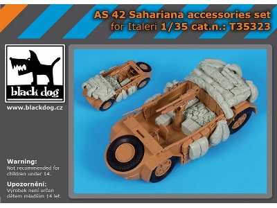 As.42 Sahariana - Accessories Set (For Italeri Kits) - zdjęcie 1