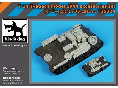 T-34 Tyagach Model 1944 - Accessories Set (For Zvezda Kits) - zdjęcie 2