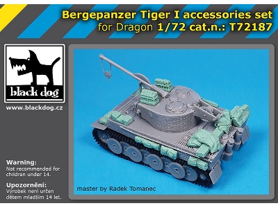 Bergepanzer Tiger I - Accessories Set (For Dragon Kits) - zdjęcie 1
