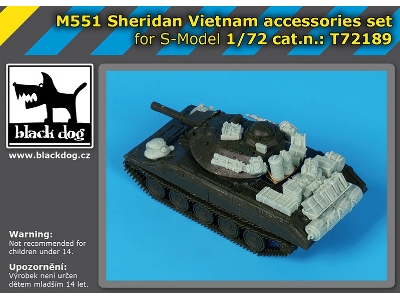 M551 Sheridan Vietnam - Accessories Set (For S-model Kits) - zdjęcie 1