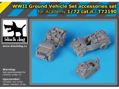 Ground Wwii Vehicle Set - Accessories Set (For Academy Kits) - zdjęcie 1