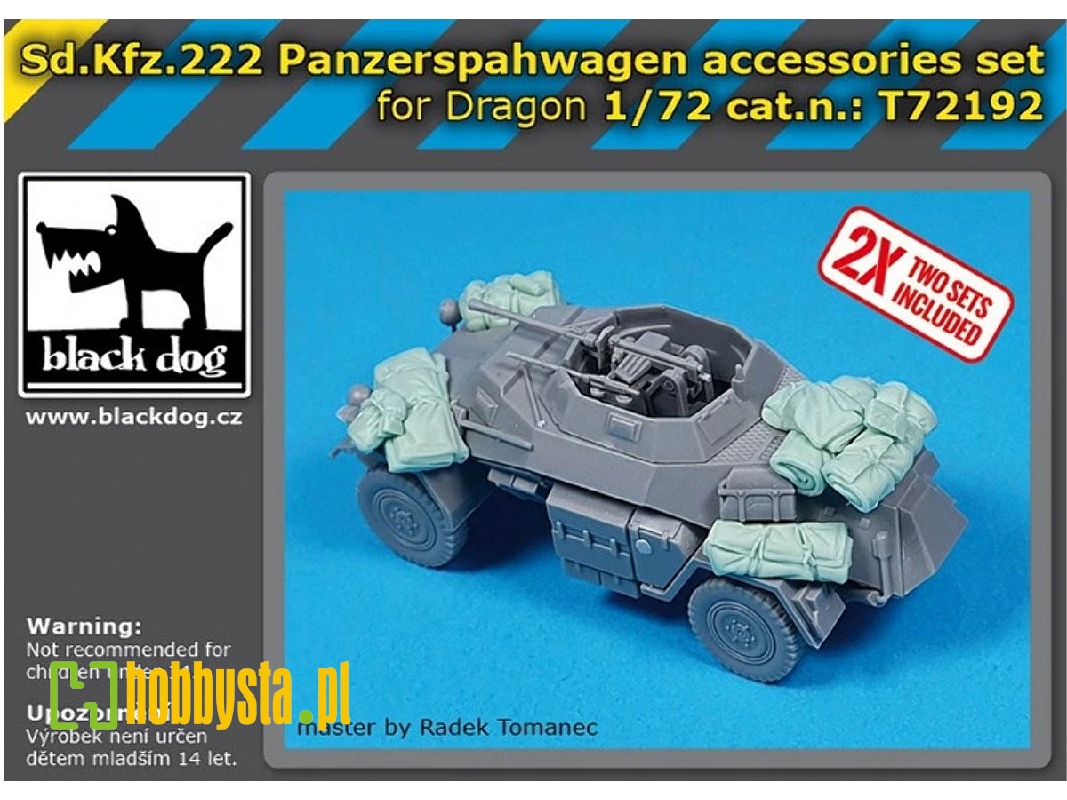 Sd.Kfz 222 Panzerrspahwagen - Accessories Set (For Dragon Kits) - zdjęcie 1