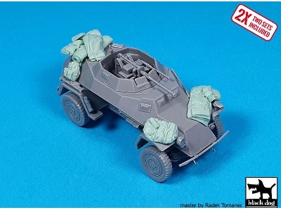 Sd.Kfz 222 Panzerrspahwagen - Accessories Set (For Dragon Kits) - zdjęcie 3